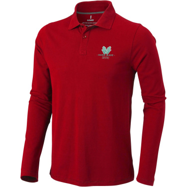 Logo trade promotional product photo of: Oakville long sleeve men's polo