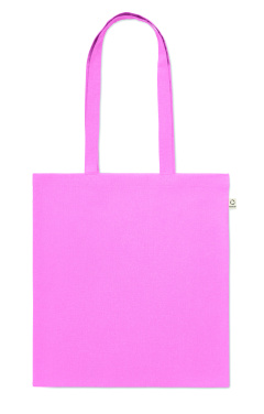 Logo trade promotional merchandise picture of: Recycled cotton shopping bag