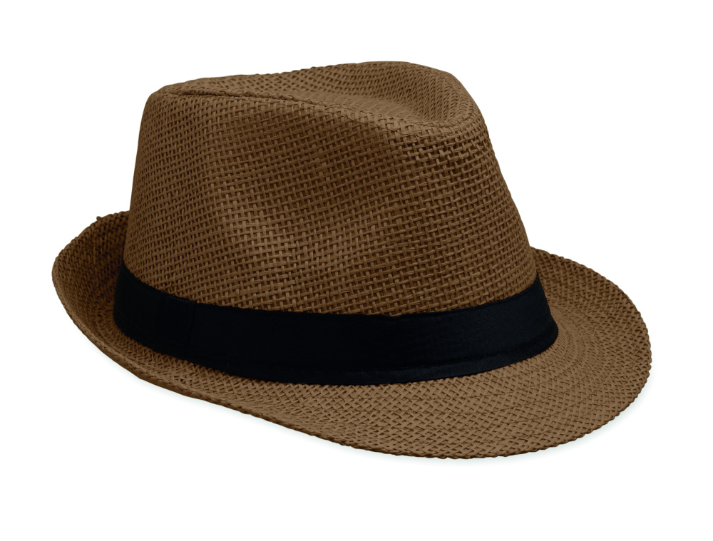 Logo trade corporate gifts picture of: Paper straw hat