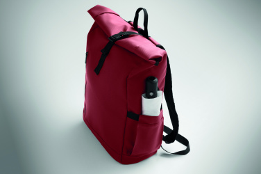 Logo trade promotional products image of: Rolltop laptop rucksack 600D