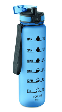 Logotrade corporate gift image of: Sports water bottle RPET 1L