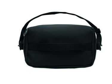 Logo trade promotional giveaways picture of: PU cooler bag