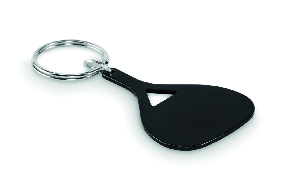Logo trade promotional products image of: Aluminium key ring