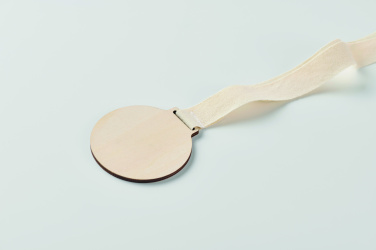 Logo trade business gifts image of: Wooden medal