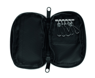 Logo trade promotional items image of: Key case in 300D RPET