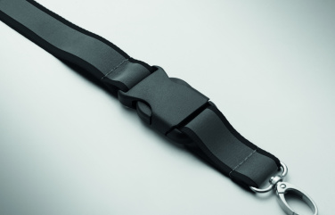 Logotrade promotional item picture of: Reflective RPET lanyard