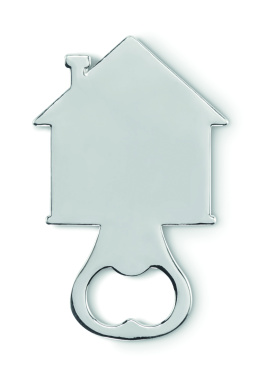 Logo trade promotional merchandise image of: House shape bottle opener