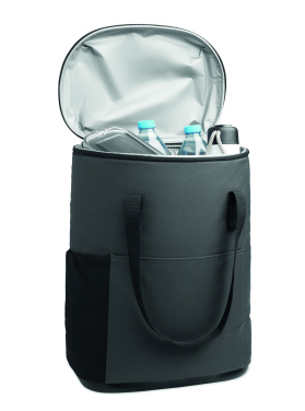 Logo trade promotional items image of: Cooler rucksack 600D RPET