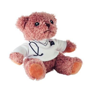 Logo trade promotional giveaways picture of: Teddy bear plush doctor