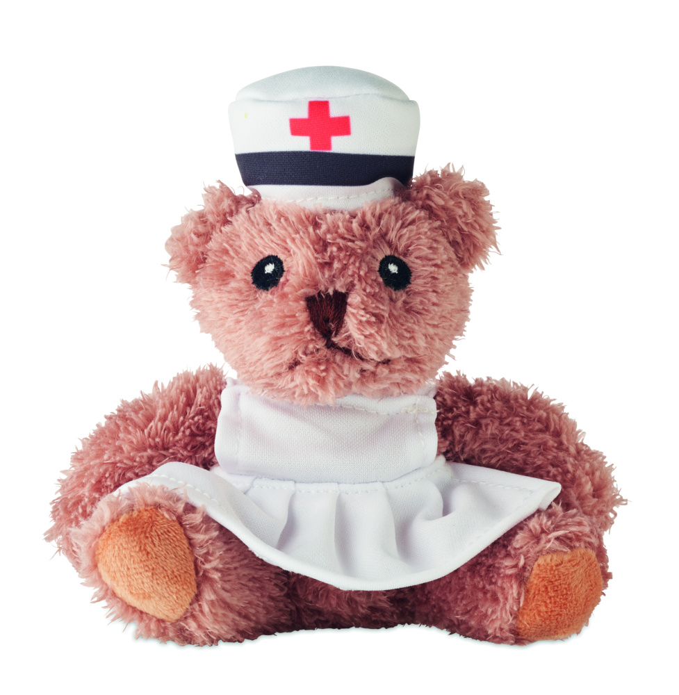 Logotrade advertising product picture of: Teddy bear plush nurse