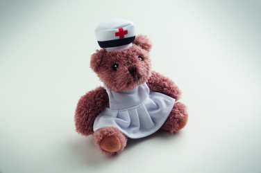 Logo trade promotional giveaways picture of: Teddy bear plush nurse