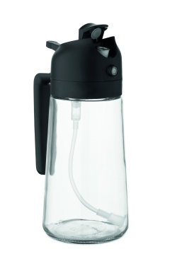 Logo trade promotional giveaways picture of: Glass oil dispenser & sprayer