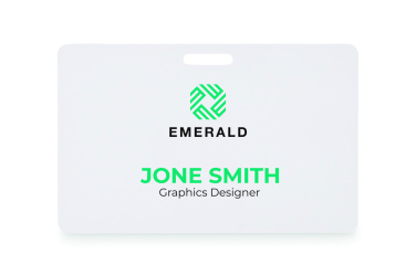 Logo trade promotional products picture of: Lanyard badge 54 x 86mm