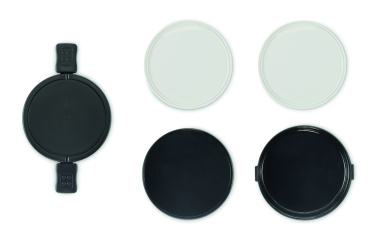 Logo trade promotional merchandise picture of: PP two-tier lunch box 950 ml