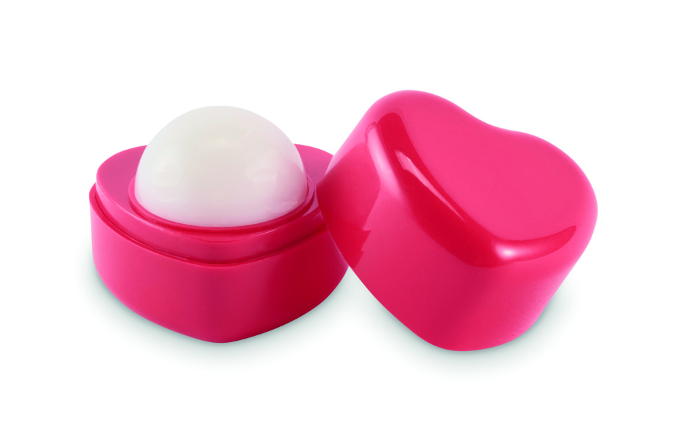 Logotrade promotional merchandise picture of: Heart shape vegan lip balm