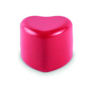 Logo trade promotional giveaway photo of: Heart shape vegan lip balm