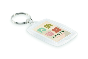 Logo trade promotional gift photo of: Classic acrylic keyring