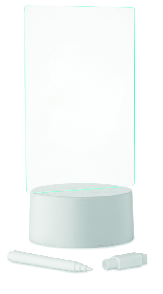 Logo trade promotional merchandise photo of: Light-up LED memo board