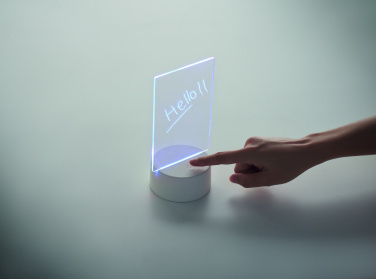 Logo trade corporate gifts image of: Light-up LED memo board