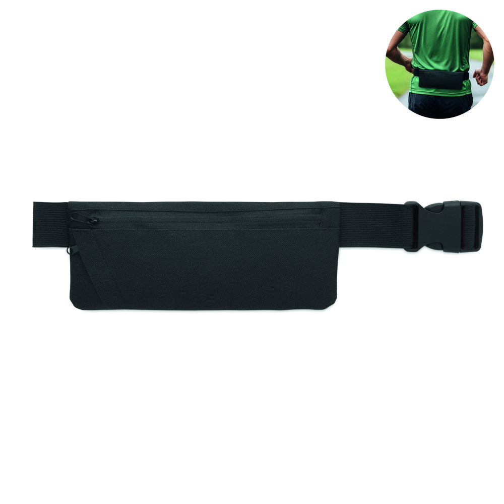 Logo trade advertising products picture of: Sports waist bag 600D RPET