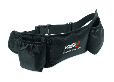 Logo trade business gifts image of: Sports waist bag 420D RPET