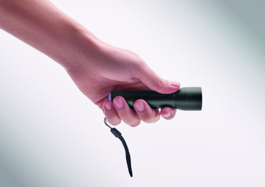 Logo trade promotional gifts picture of: Aluminium rechargeable torch