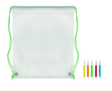 Logotrade promotional products photo of: Non woven kids bag with pens