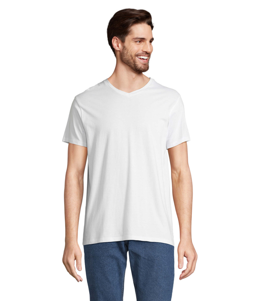 Logo trade promotional products picture of: REGENT V  V-NECK T-SHIRT