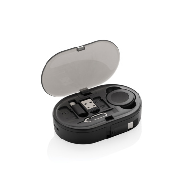 Logo trade promotional merchandise photo of: Chargevix RCS rplastic Multi-functional 60W charging set