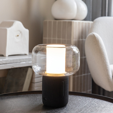 Logo trade corporate gift photo of: Lux RCS recycled plastic 10W speaker lamp