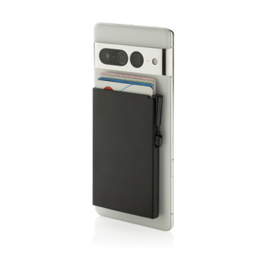Logo trade promotional giveaway photo of: Standard aluminium RFID magnetic phone cardholder