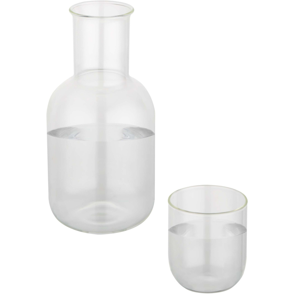 Logo trade promotional items image of: Amelie glass carafe and cup set