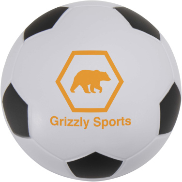 Logo trade promotional merchandise image of: Zavi football-shaped stress reliever