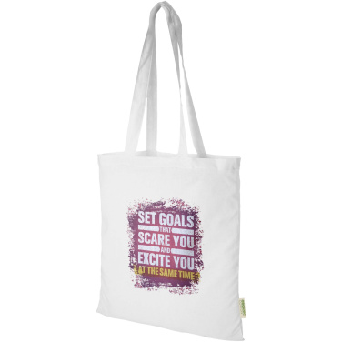 Logotrade promotional product image of: Odisha 140 g/m² OCS organic tote bag 7L