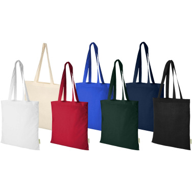 Logo trade promotional merchandise image of: Odisha 140 g/m² OCS organic tote bag 7L