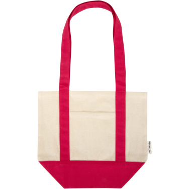 Logotrade promotional giveaway image of: Sam 320 g/m² GRS recycled mini cotton tote bag