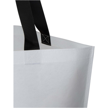 Logo trade advertising products image of: Duo GRS recycled double-laminated oversized tote bag 30L