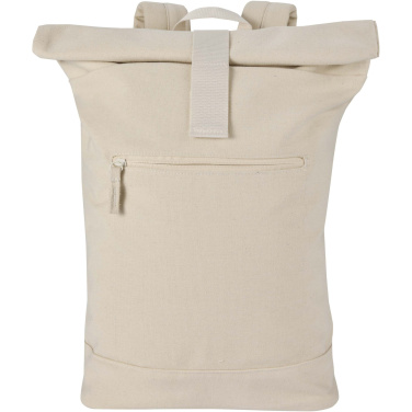 Logotrade promotional item picture of: Recanvas 14” GRS recycled rolltop backpack 16L