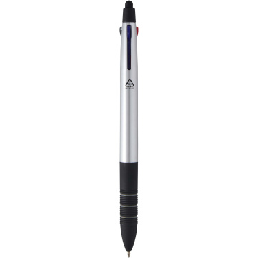 Logotrade promotional gift picture of: Trine 3-ink RCS recycled ballpoint pen with stylus