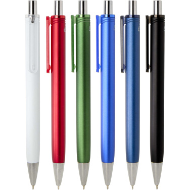 Logo trade promotional merchandise image of: Feld RCS recycled ballpoint pen with metallic finish (black ink)