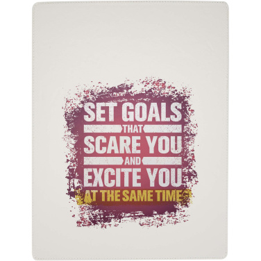 Logotrade promotional merchandise picture of: Clast A4 clipboard with magnetic closure and RCS recycled ballpoint pen (black ink)