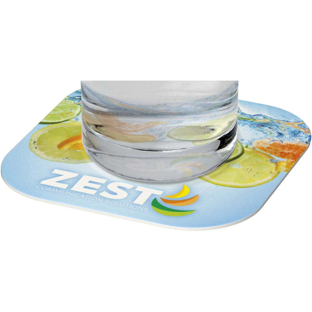 Logo trade promotional gifts image of: Lumin square coaster