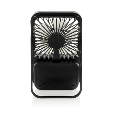 Logotrade promotional giveaways photo of: Aervina RCS recycled plastic re-chargeable desk fan