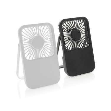 Logotrade business gift image of: Aervina RCS recycled plastic re-chargeable desk fan