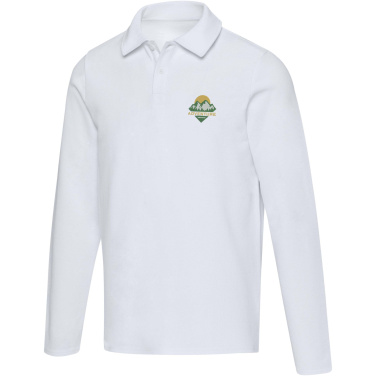 Logo trade promotional merchandise image of: Apollo long sleeve unisex polo