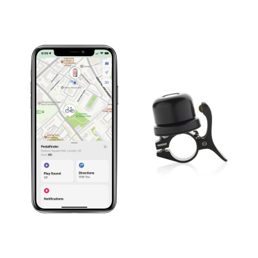 Logotrade advertising product picture of: Bike finder Dual RCS bike bell with worldwide locating