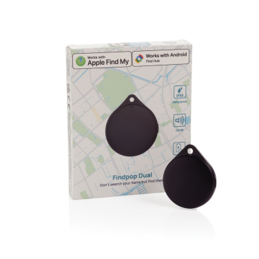 Logotrade promotional item image of: Findpop Dual RCS recycled plastic item finder IPX5