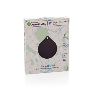 Logotrade promotional item image of: Findpop Dual RCS recycled plastic item finder IPX5