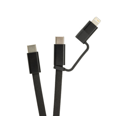 Logotrade corporate gifts photo of: Arc RCS recycled Ultra-thin 60W 2 in 1 magnetic cable