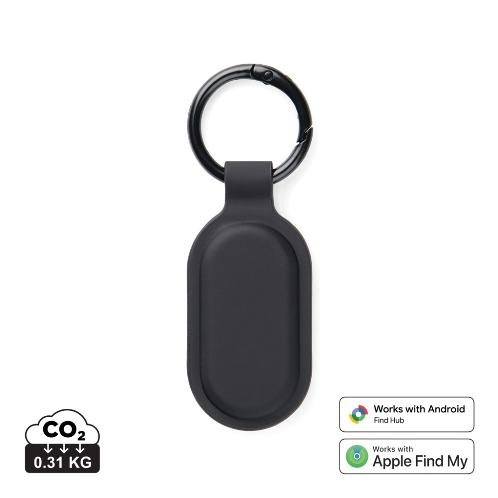 Logo trade promotional gifts picture of: VINGA Baltimore RCS Key tag With Finder Dual